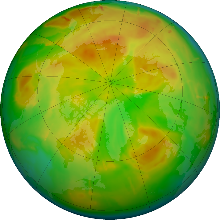 Arctic ozone map for 10 May 2011